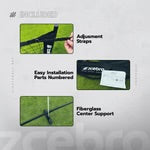 RED DE PICKLEBALL ZCEBRA OFICIAL BOLSA DE TRANSPORTE