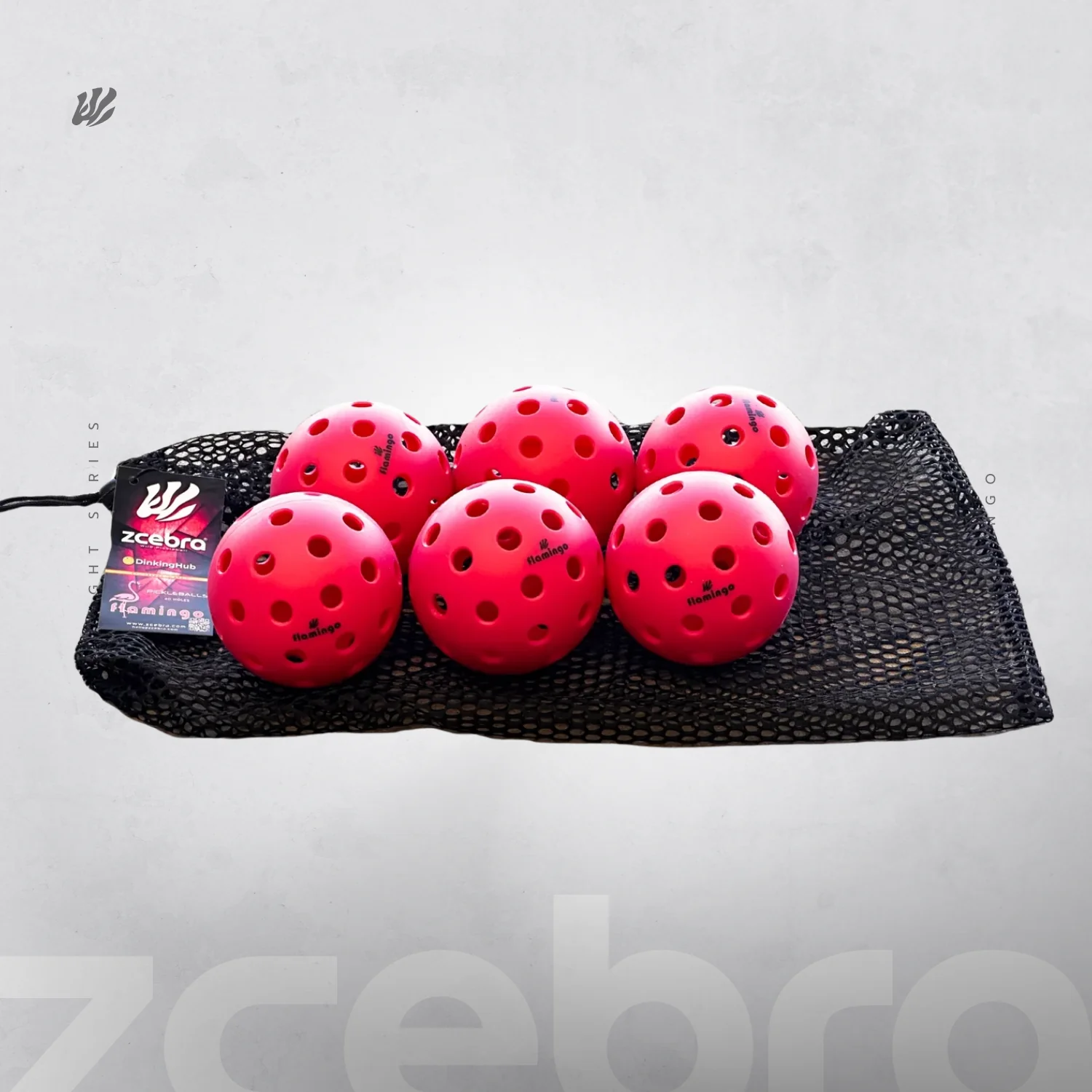 PACK DE 6 BOLAS FLAMINGO EDITION