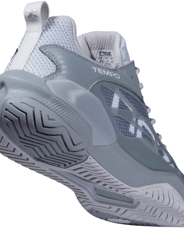 Zapatillas de Pickleball NOX LUX TEMPO – Ultimate Grey/White 2026