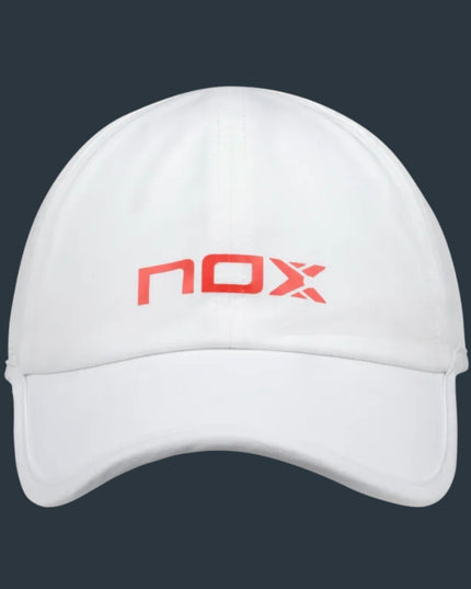 NOX Gorra Blanca/rojo
