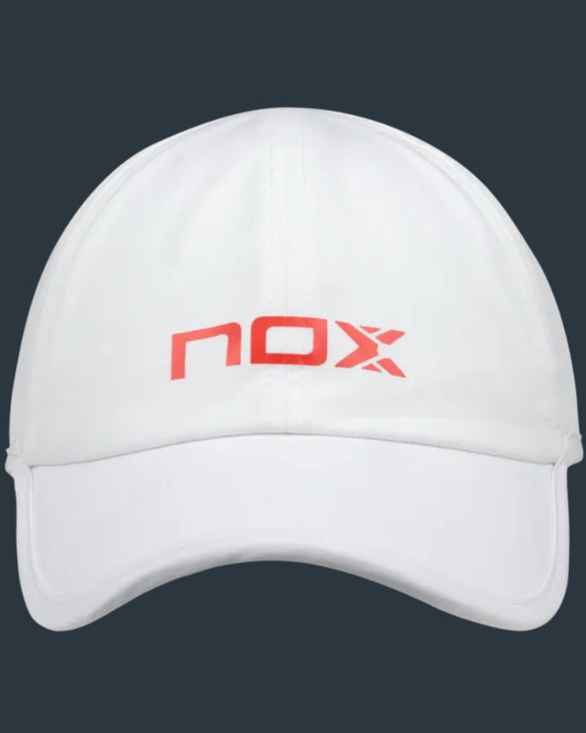 NOX Gorra Blanca/rojo