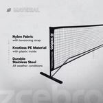 RED DE PICKLEBALL ZCEBRA OFICIAL BOLSA DE TRANSPORTE