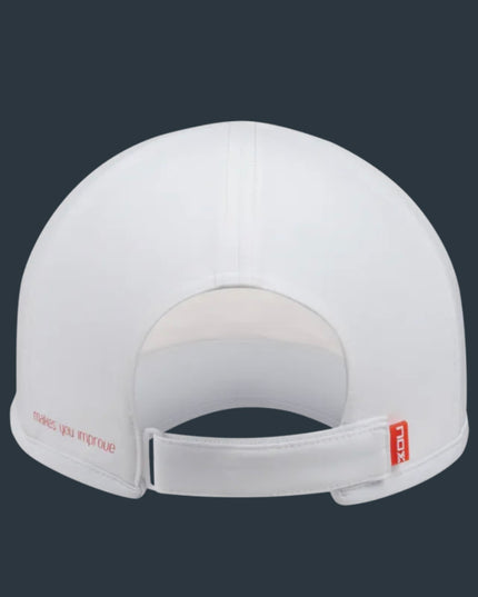 NOX Gorra Blanca/rojo