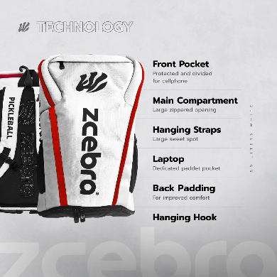 MOCHILA ZCEBRA MOTIONPACK - BLANCA