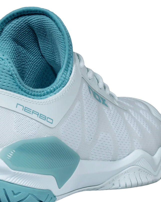 Zapatillas de Pickleball NOX LUX NERBO – Morning Mist/Turquoise 2026