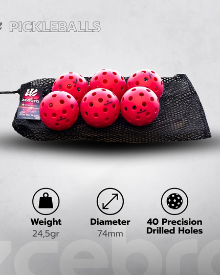 PACK DE 6 BOLAS FLAMINGO EDITION