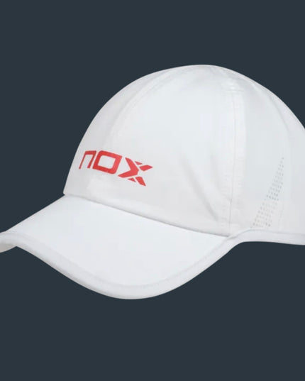 NOX Gorra Blanca/rojo