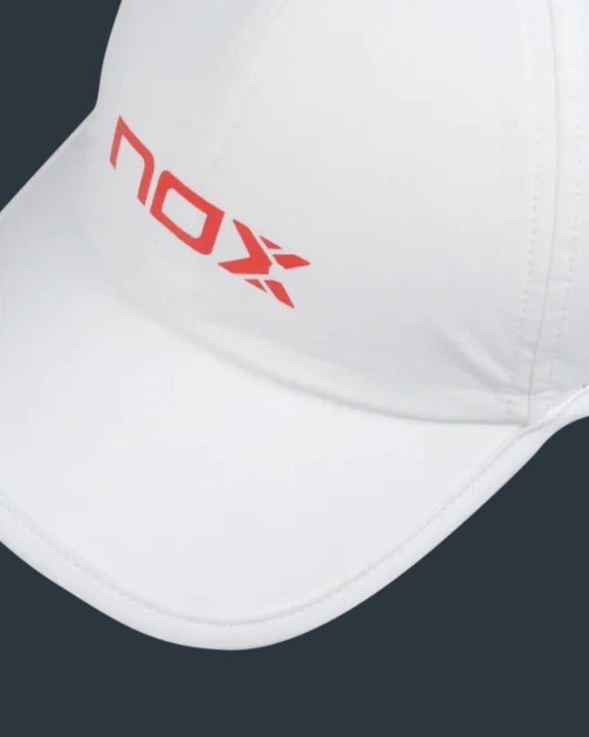 NOX Gorra Blanca/rojo