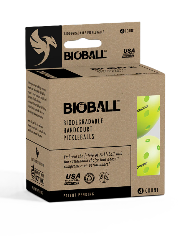 Pack de 4 Pelotas Pickleball Komodo Bioball K-40