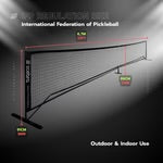 RED DE PICKLEBALL ZCEBRA OFICIAL BOLSA DE TRANSPORTE