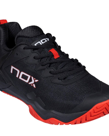 Zapatillas de Pickleball NOX LUX HEXA – Black/Molten Lava 2026