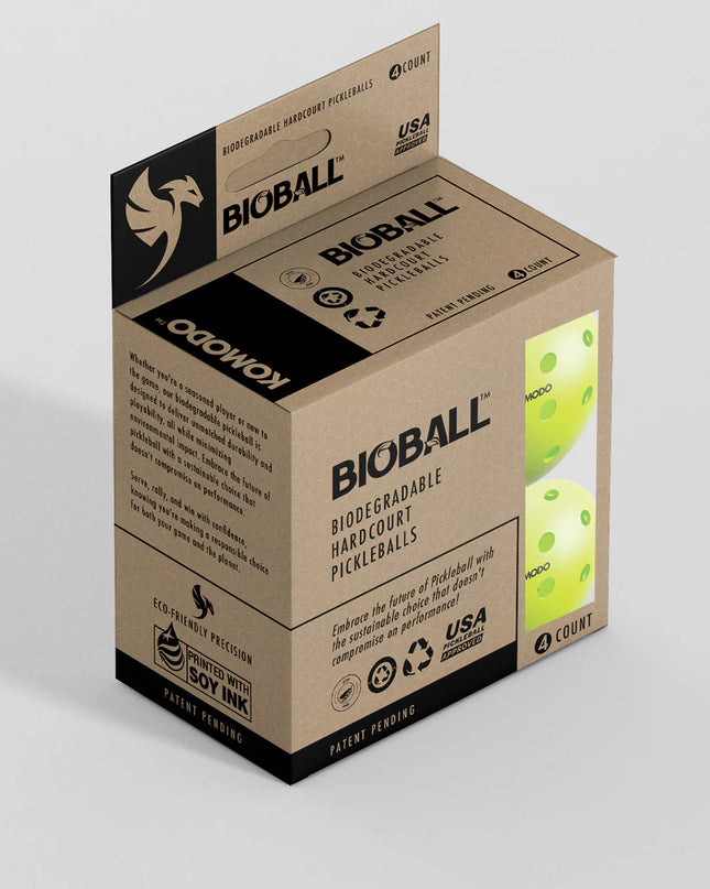 Pack de 4 Pelotas Pickleball Komodo Bioball K-40