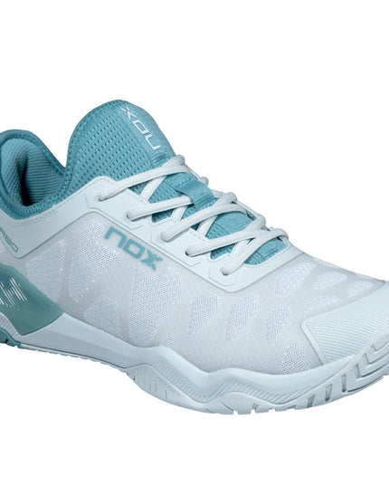 Zapatillas de Pickleball NOX LUX NERBO – Morning Mist/Turquoise 2026