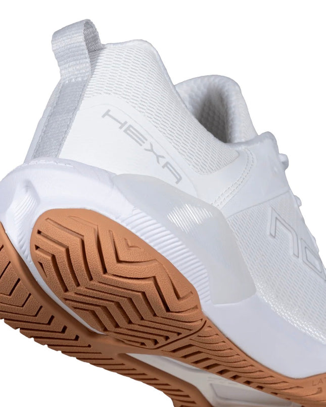 Zapatillas de Pickleball NOX LUX HEXA – White/Gum Rubber 2026