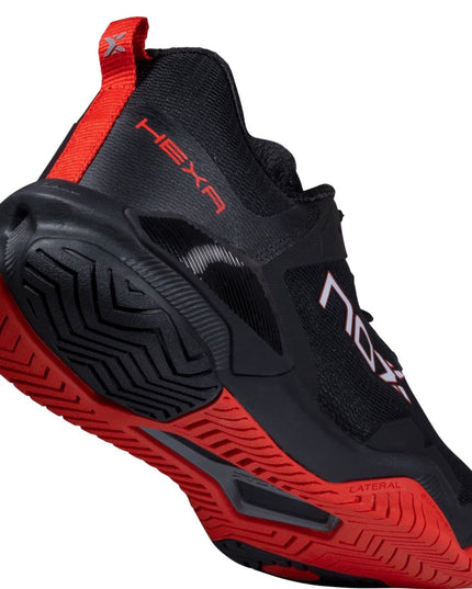 Zapatillas de Pickleball NOX LUX HEXA – Black/Molten Lava 2026