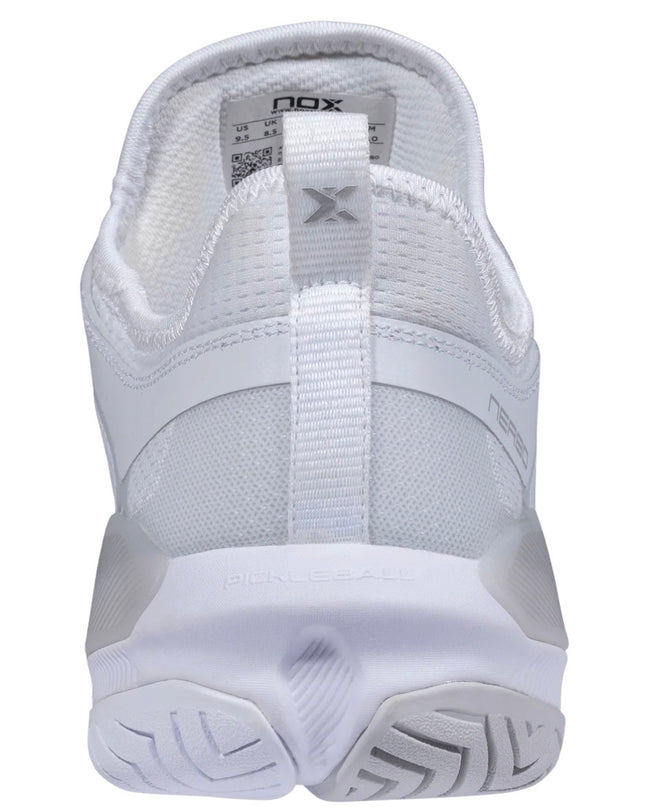 Zapatillas de Pickleball NOX LUX NERBO – White/Lunar Rock 2026