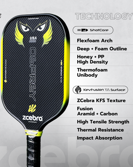 ZCEBRA Osprey ShotCore - Yellow