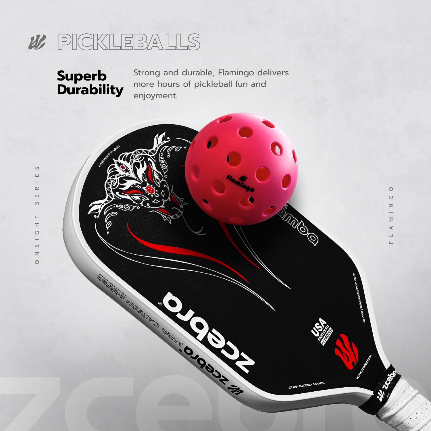 PACK DE 6 BOLAS FLAMINGO EDITION