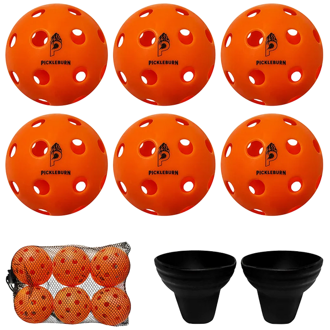 PICKLEBURN BOLAS BURNCOURT 40 NARANJA NEÓN