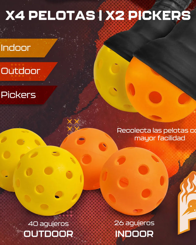 PICKLEBURN SET DE PICKLEBALL PREMIUM PACK
