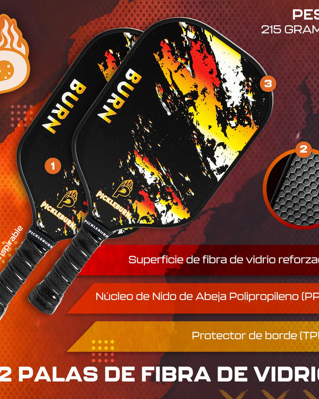 PICKLEBURN SET DE PICKLEBALL PREMIUM PACK