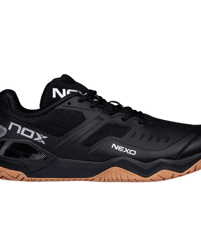 Zapatillas de pickleball NOX LUX NEXO negro/high rise - vista lateral