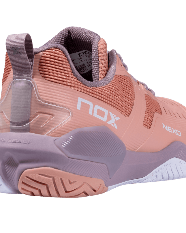 Zapatillas de pickleball NOX LUX NEXO muted clay/eldelberry - vista 2