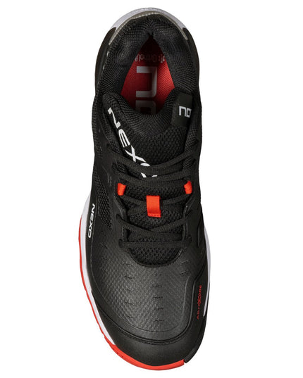 ZAPATILLAS DE PICKLEBALL LUX NEXO NEGRO/ROJO LAVA