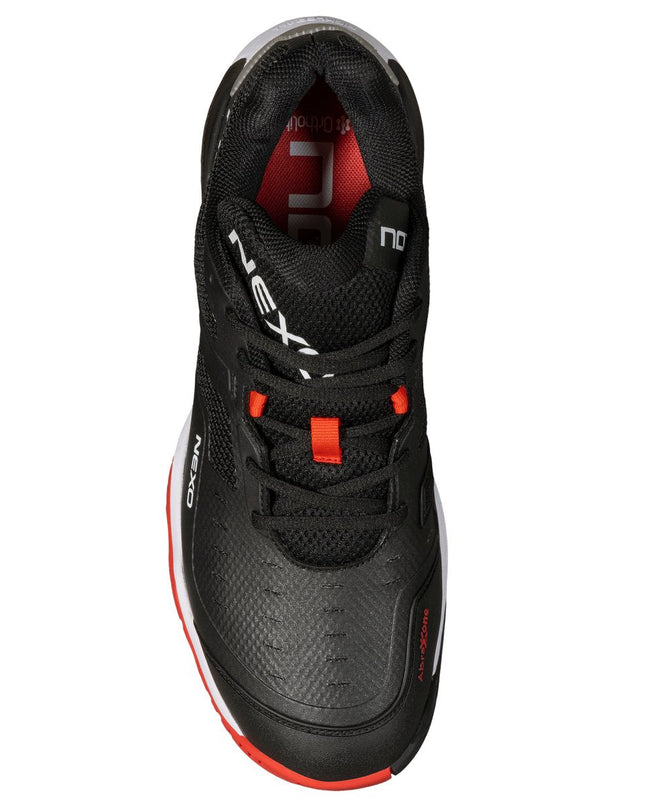 ZAPATILLAS DE PICKLEBALL LUX NEXO NEGRO/ROJO LAVA
