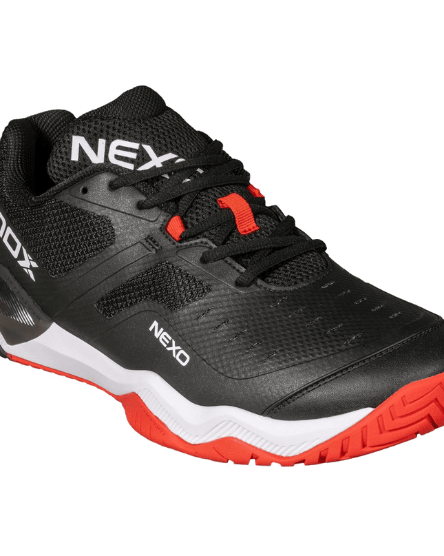 ZAPATILLAS DE PICKLEBALL LUX NEXO NEGRO/ROJO LAVA