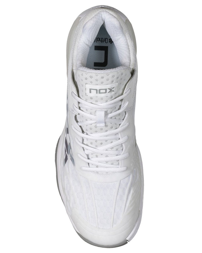 ZAPATILLAS DE PICKLEBALL NOX LUX TEMPO BLANCO/GRIS